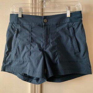 Athleta Women's Trekkie Shorts Green/Blue / Size 0